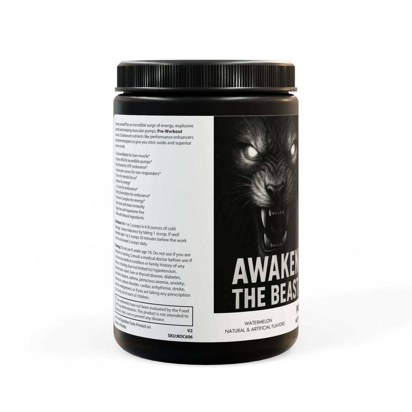 Pre-Workout Supplement, Watermelon (300g, 10.58oz)