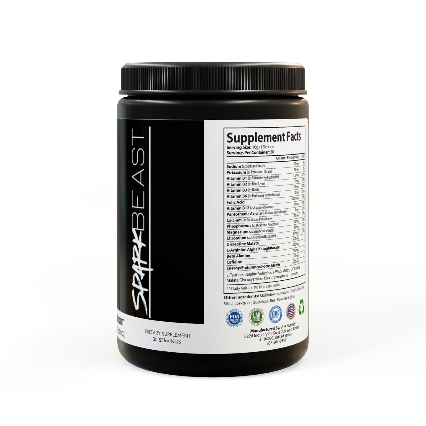 Pre-Workout Supplement, Watermelon (300g, 10.58oz)